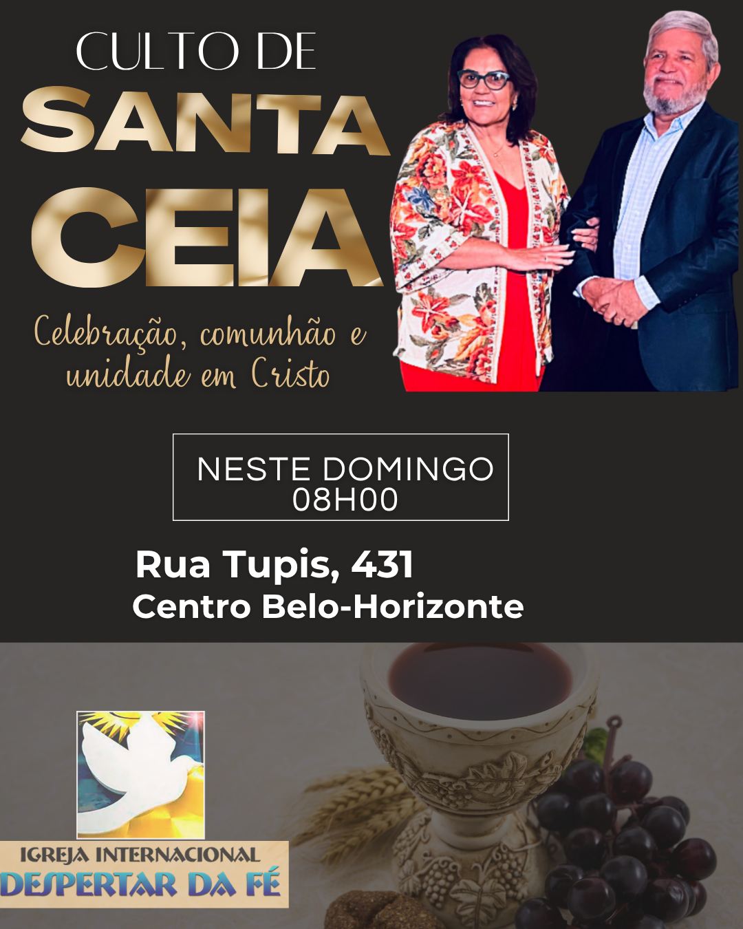 CULTO DE SANTA CEIA!