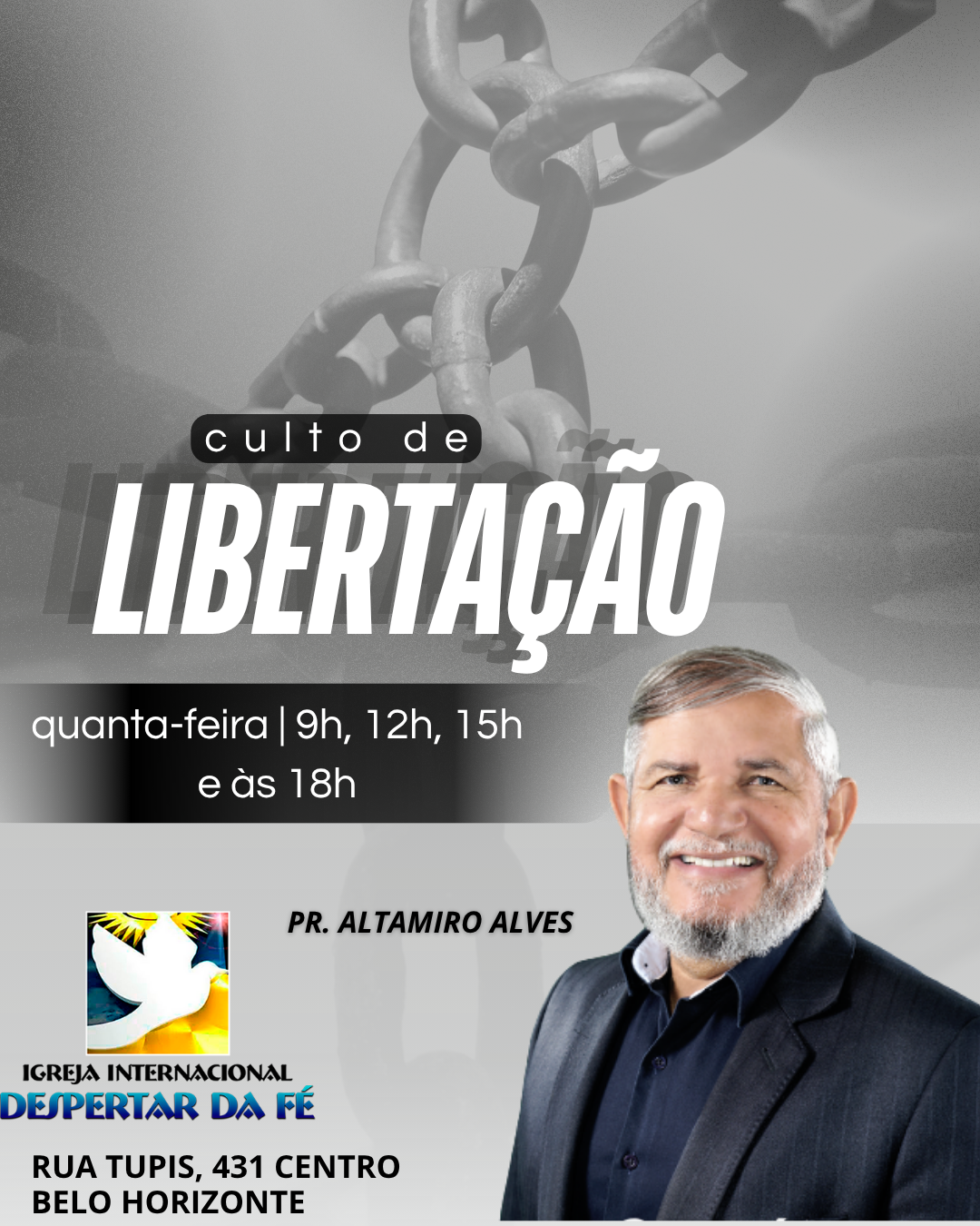CULTO DE LIBERTAÇÃO